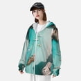thumbnail image 3 of Lsque Turquoise Beach Kayaking UPF 50+ Lightweight Sun Protection Men's Women's Long Sleeve Shirt, Hoodie Performance -3X-Large, 3 of 9