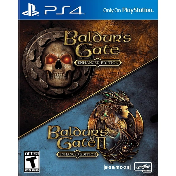 Baldur's Gate & Baldur's Gate II Enhanced Edition, Skybound Games, PlayStation 4, 811949030771