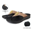 thumbnail image 6 of AEROTHOTIC Arch Supportive Strappy Orthotic Comfortable Flip Flops Cushion Soft Toe Post Non-Slip Summer Casual Travel Walking Thong Sandals Women Beach Essentials, 6 of 6