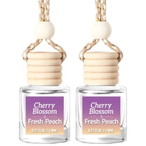 Osmore Car Air Freshener Hanging, Cherry Blossom Peach Mist, Long Lasting Scent 2-Pack