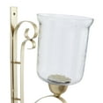 thumbnail image 4 of DecMode Gold Metal Wall Sconce, 4 of 9