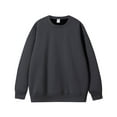 thumbnail image 1 of pstuiky camisa de manga larga para hombre, Camisas tipo jersey básicas de cuello redondo informales de color sólido y grueso para hombre Tops de hombre m, 1 of 2
