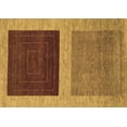 thumbnail image 1 of Ahgly Company Machine Washable Indoor Rectangle Abstract Brown Modern Area Rugs, 7' x 9', 1 of 4