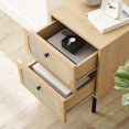 thumbnail image 7 of Nightstand Side End Table, Brown Oak, Wood, Bedroom Living, Modern Contemporary HB35724, 7 of 7