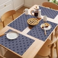 thumbnail image 5 of Abstract Modern Placemats Set of 6, Art Geometric Square Non-Slip Place Mats Washable Table Mats for Kitchen Dining Table Decorations Indoor/Outdoor, 5 of 9