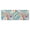 Green Pioneer Flower, variant on Light Dark Floral Burst Pattern Kitchen Rug Mat,Kitchen Runner Rugs Non Skid Washable,Decorative Kitchen Floor Mats for Kitchen,Sink,Laundry,17"x47.2"