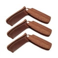 thumbnail image 2 of Peine plegable de sándalo portátil con peine de madera natural antiestático para peluquería, peine para barba para hombres, 2 of 6