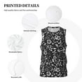 thumbnail image 3 of Naloa Daisies Flowers Basketball Jersey Reversible Men's Mesh Athletic Sports Shirts Training Practice S-4XLSmall, 3 of 6