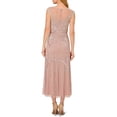 thumbnail image 2 of Adrianna Papell Beaded Illusion Boat Neck Sleeveless Cap Sleeve Dress, 2 of 3
