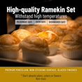 thumbnail image 3 of Furmaware Set of 6 Ceramic Ramekins - Non-Toxic Classic White Porcelain Custard Cups - Oven Safe Ramekins, for Baking and Serving Single Servings of Desserts, Dips, and Snacks - (6 oz), 3 of 6