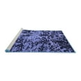 thumbnail image 2 of Ahgly Company Machine Washable Indoor Rectangle Abstract Blue Modern Area Rugs, 2' x 3', 2 of 4