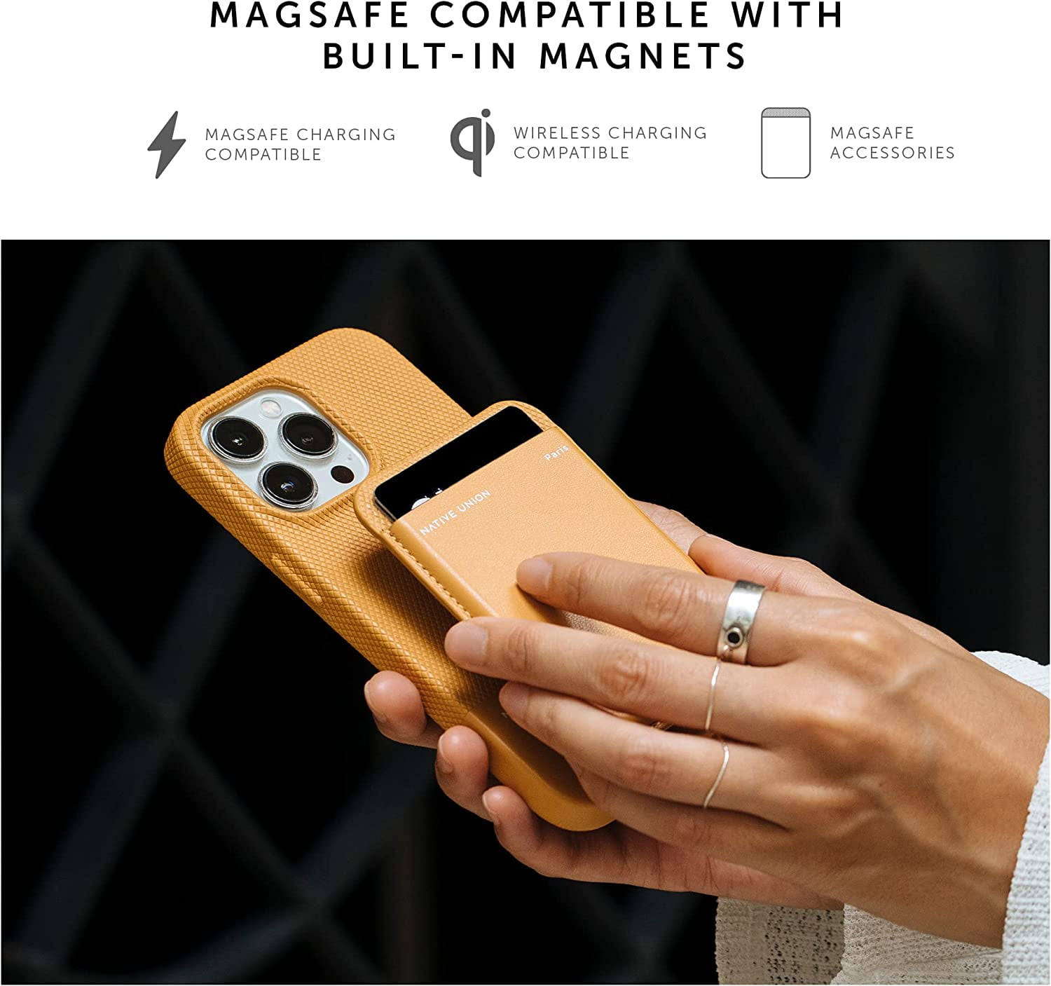 Native Union (Re)Classic Case – Magnetic 6ft Drop Protection Compatible with iPhone 14 Plus (Kraft)