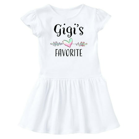 

Inktastic Gigis Favorite- Heart Great Grandchild Gift Baby Girl Dress