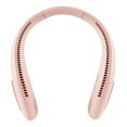 thumbnail image 1 of Ventilador de cuello colgante NQ sin hojas portátil con carga USB rosa, 1 of 3