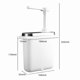thumbnail image 3 of 1L Sauce Dispenser Pump Stainless Steel Condiment Pump, 3 of 5