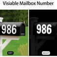 thumbnail image 3 of Reflective Mailbox Numbers Sticker Decal Die Cut Classic Style Vinyl Waterproof Self Adhesive 5 Sets (3" x 3 set , 4" x 2 set) for Signs, Door, Cars, Trucks, Home, Business, Address Number (0-9), 3 of 8