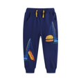 thumbnail image 5 of Gpaecead Young Kids Boys Tapered Workout Sweatpants Trendy Cute Dinosaur Printed Elastic Sports Joggers Pants 2-8 Years Dark Blue, 5 of 5