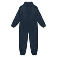 thumbnail image 5 of Zaldita Men's One Piece Work Coveralls Jumpsuits Long Sleeves Front Zipper Mechanics Body Suits Navy Blue L, 5 of 7