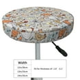 thumbnail image 2 of Goofa Funny Chicken Printed Stool Covers Round, Waterproof Round Bar Stool Covers Anti-Slip Round Bar Stool Seat Cover with Elastic Bands Durable -, 2 of 7