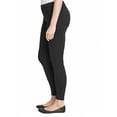 thumbnail image 2 of Calvin Klein Women's Contour Skinny Fit Sits At Waist Jeans, CK, Black 8, 2 of 3