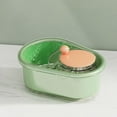 thumbnail image 4 of Limpiador de frutas Lavadora portátil con tapa Colador de frutas Secador de frutas Limpiador con cesta de drenaje y tazón Lavadora rotativa manual, 4 of 4