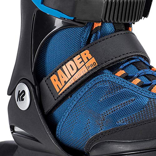 Blue/Orange K2 Skate Youth Raider Pro Inline Skates 1-5 