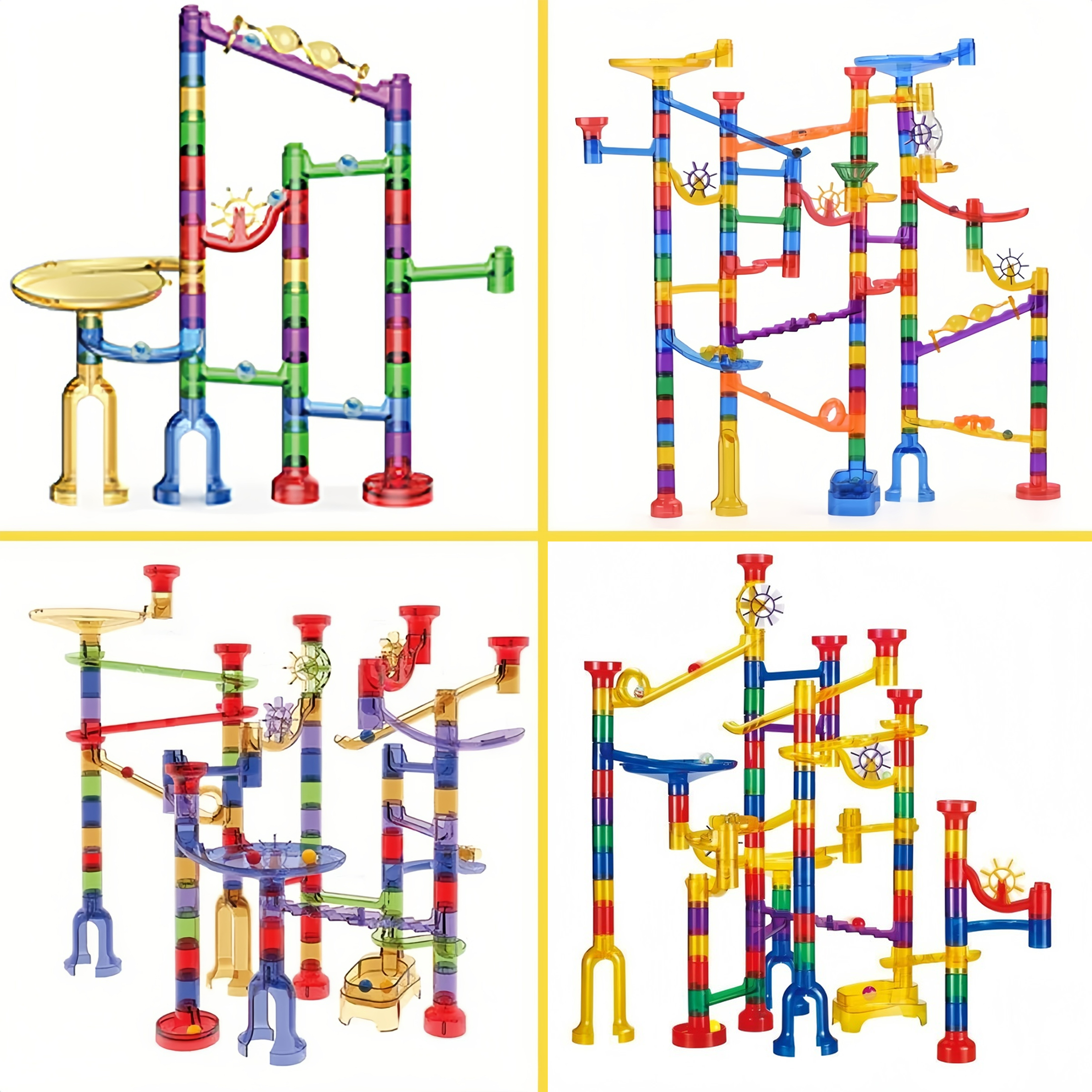 KOPPOP 130-Piece Glow-in-Dark Marble Run Set photo 4