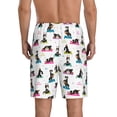thumbnail image 2 of Mens Pajama Pants - Bernese Mountain Yoga Dogs Funny Sleep Shorts Mens Pajama Shorts, Comfy Pj Pants for Mens Lounge Shorts, 2 of 5