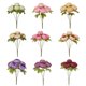 thumbnail image 4 of Toystoory 7 cabezas de peonía artificial flor floral boda fiesta decoración de flores falsas Flores artificiales morado oscuro, 4 of 6
