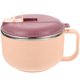 thumbnail image 2 of Stainless Steel Bowls with Lids Pink Microwave Soup Bowl Scratch Resistant for Home Use, 2 of 4