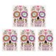 thumbnail image 2 of Halloween Face Sticker Skin Friendly Temporary Face Sticker Easy Application Waterproof Sweat Proof Rich Patterns for Art Stage for Children, 2 of 8