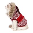 thumbnail image 2 of Ropa para mascotas, gorro con Cuello de piel grueso, astas de Navidad, copo de nieve, ropa cálida para mascotas, 2 of 6