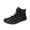Black, variant on Womens Sneakers Plush Fleece Line Lace Up High Top Non Slip Waterproof Climbing Oxford Cloth Shoes Fall Winter Snow Warmth Breathability Casual Cotton Couples Shoes Yellow