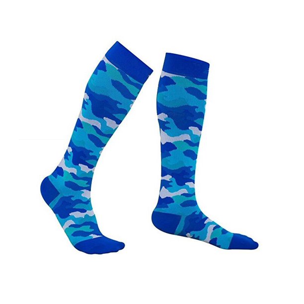 Calcetines de compresión elásticos para hombre y mujer, medias de pierna bonita para enfermera, trotar, escalada, ciclismo, ejercicio