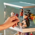 thumbnail image 6 of Handiwork display box large capacity transparent pendulum cabinet acrylic bubble mart blind box display rack Lego storage box, 6 of 7