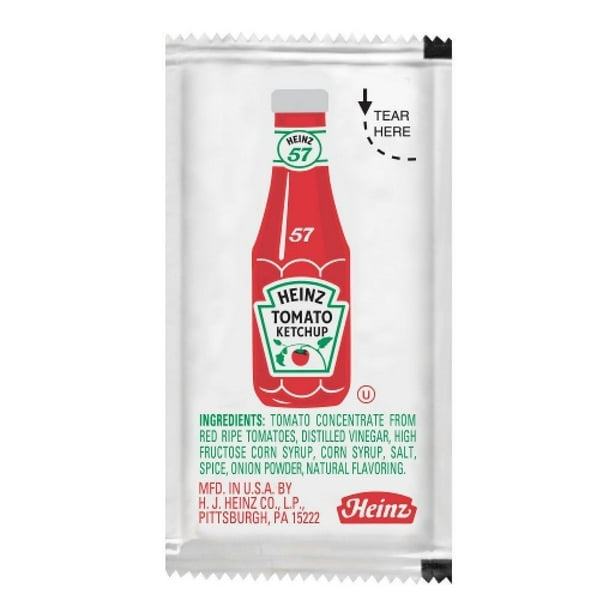Heinz Ketchup Packet 32 Ozs Pack Of 25 Walmart Com Walmart Com
