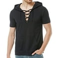 thumbnail image 2 of Vivianyo HD Short Sleeve Shirt for Men Men Casual Solid Fashion Pullover Round Neck Short Sleeve T Shirt Blouse, 2 of 9