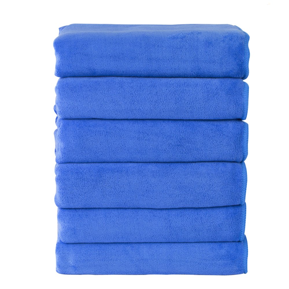 Extra Absorbent, Fast Drying Microfiber Bath Towel Set(6 Pack, 27" x 55