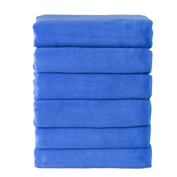 Extra Absorbent, Fast Drying Microfiber Bath Towel Set(6 Pack, 27" x 55