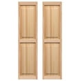 thumbnail image 6 of AWC Exterior Wood Window Shutters Raised Panel 15"wide x 51"high Unfinished, 6 of 6