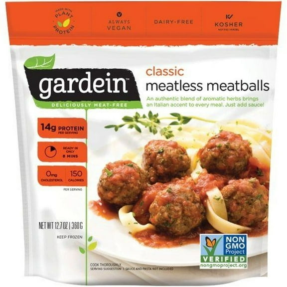 Gardein Classic Meatless Meatballs, 12.7 Ounce -- 8 per case