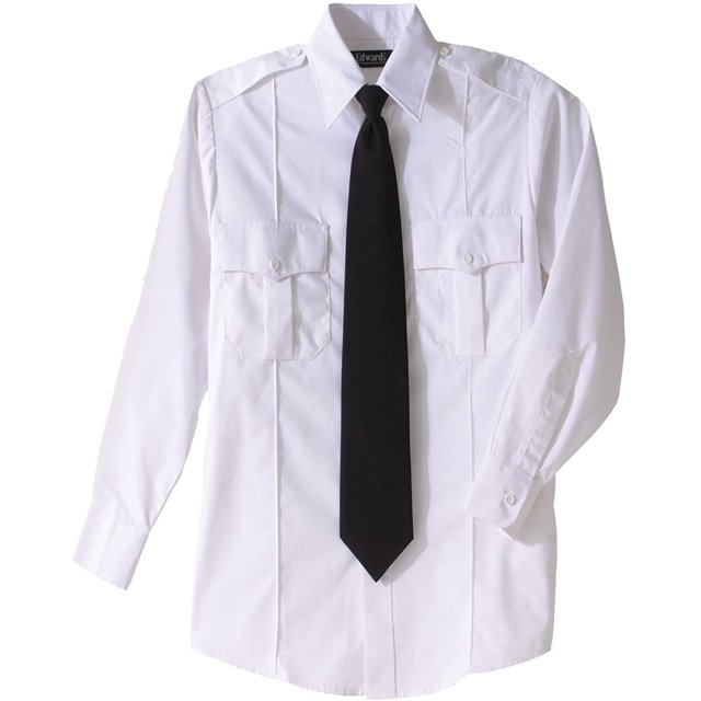 Ed Garments Short Sleeve Durable Security Shirt, WHITE, X-Large 35