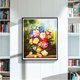 thumbnail image 1 of 5D bricolaje taladro completo diamante pintura flores coloridas punto de cruz bordado Likrtyny decoración de arte, 1 of 9
