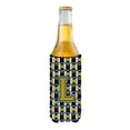 thumbnail image 2 of Carolines Treasures CJ1074-LMUK Letter L Football Blue and Gold Ultra Beverage Insulators for slim cans  Slim Can, 2 of 2