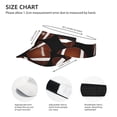thumbnail image 3 of Kdxio Brown Football On Black Print Sun Visor Hat Golf Visor Adjustable Velcro Outdoor Sports Cap For Men Women, 3 of 7