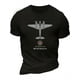 thumbnail image 1 of Men's Casual Crew Neck T-Shirt with Unique Airplane Print - Breathable Cotton, Machine Washable - Perfect for Summer, Casual Sporty Tee, Summer Gifts, 1 of 8