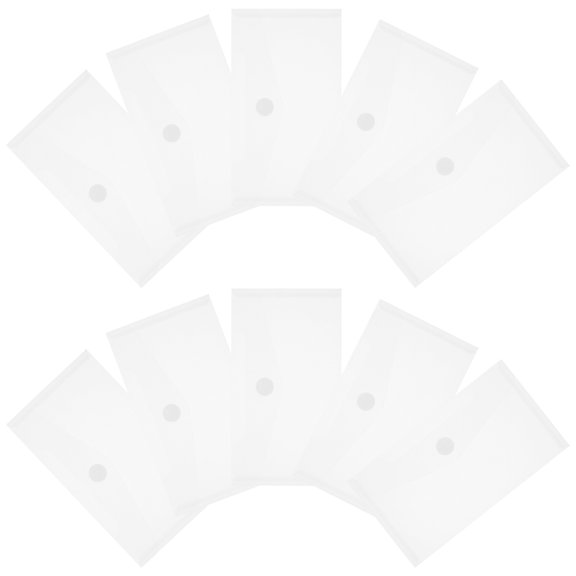 OUNONA  40 Pcs Small Money Pouch Bank Bags for Deposit Office White