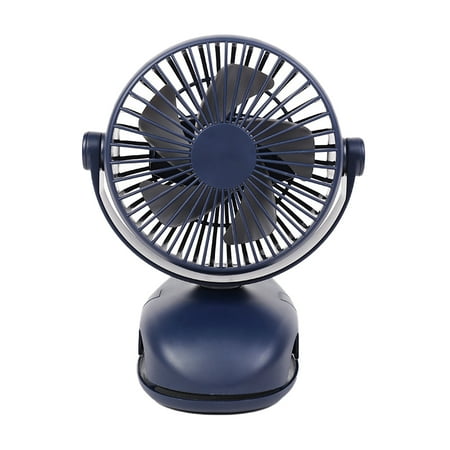 

Porfeet ABS Mini Fan Clamping Design Four Gears Wind Angle Adjustable Wide Application Desk Fan for Home