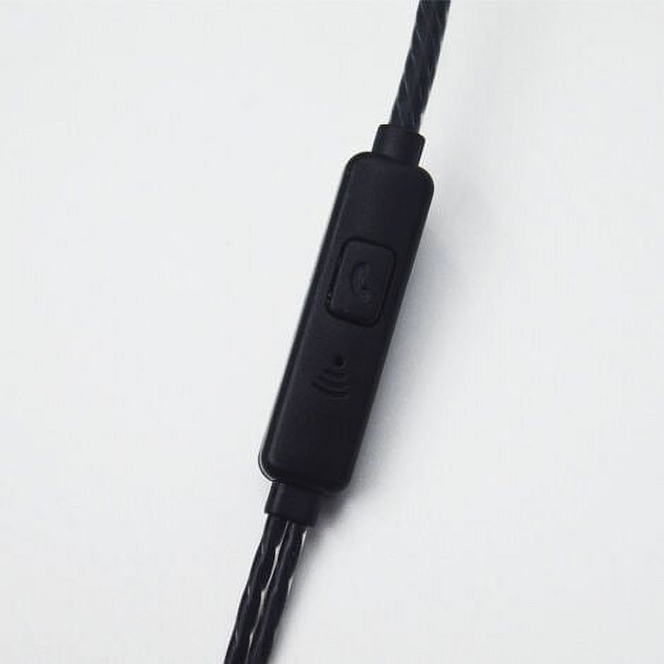 Intra-auricular headphones compatible with noise reduction: Insulating earbud headphones (black)
