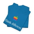 thumbnail image 3 of Vintage Think Different Apple Computer Mac Classic Tee T-Shirt Print - Sapphire / 2XL, 3 of 5